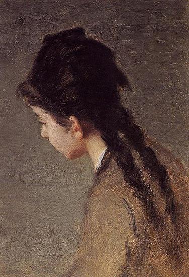 Portrait of Jeanne Gonzales in Profile, Eva Gonzales